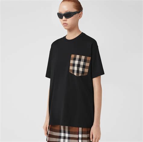 burberry 8054396|Check Pocket Cotton T.